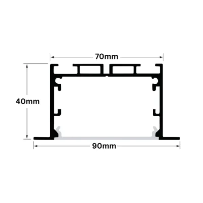 پنل توکار خطی SMD مدل دانوب DANUB