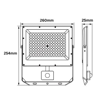پروژکتور سنسوردار SMD مدل ایوا EVA