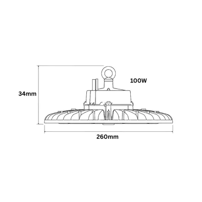 پروژکتور آویز کارگاهی SMD مدل فانتوم PHANTOM
